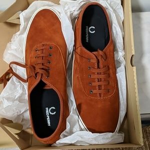 Brand new Fred Perry Clarence suede shoes